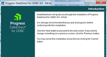 ODBC installer